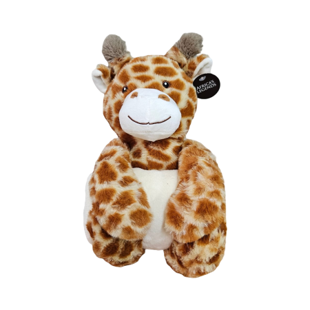 Giraffe-Fluffy Blanket Toy-Plain